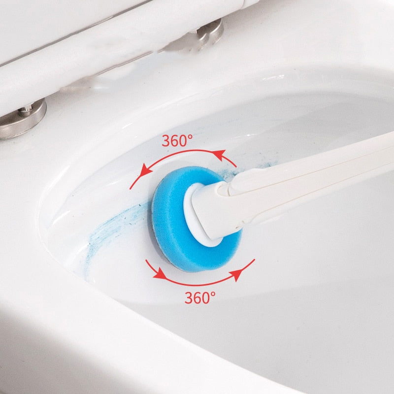 Disposable Toilet Brush Set | No-Touch Replacement Heads