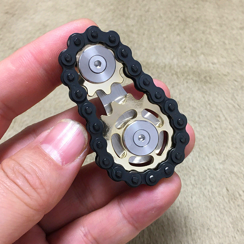 Gear Chain Finger Spinner Fidget Toy