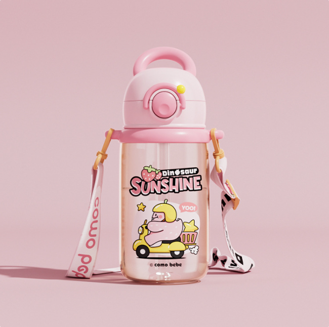 Children's Whale Cartoon Water Bottle