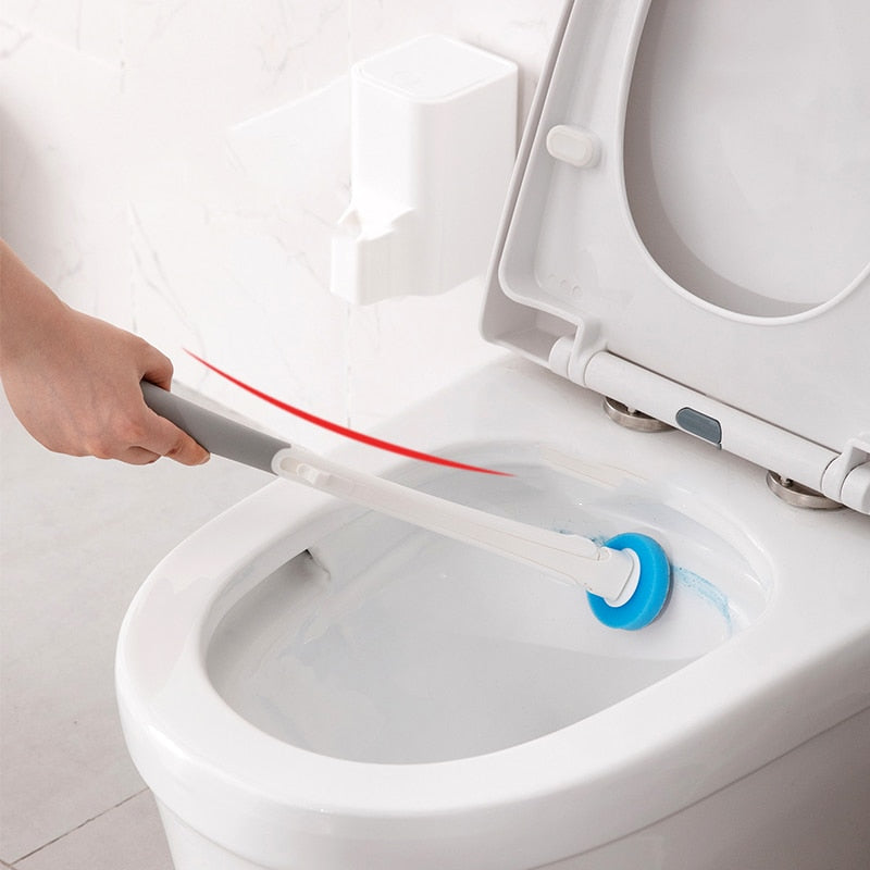 Disposable Toilet Brush Set | No-Touch Replacement Heads