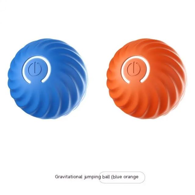 Smart Self-Rolling Dog Ball Toy – Interactive USB Rechargeable Pet Toy