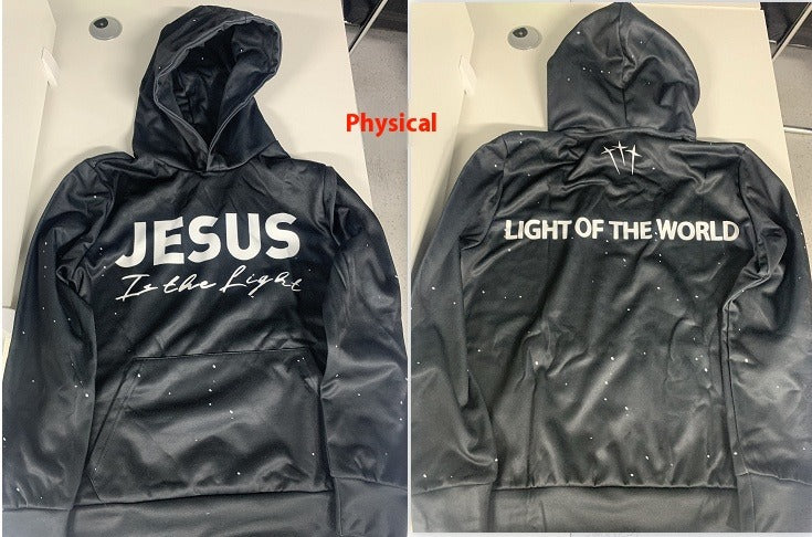 3D Print Pullover Hoodie – Oversized Round Neck Sweatshirt
