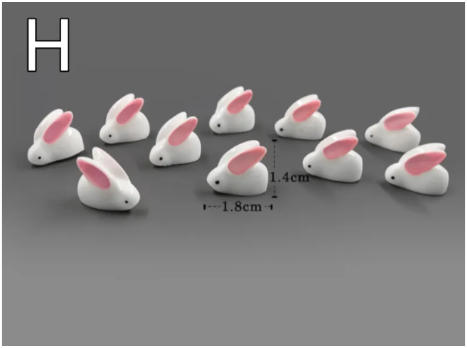 Mini Resin Animal Figurines | DIY Micro-Landscape Decor