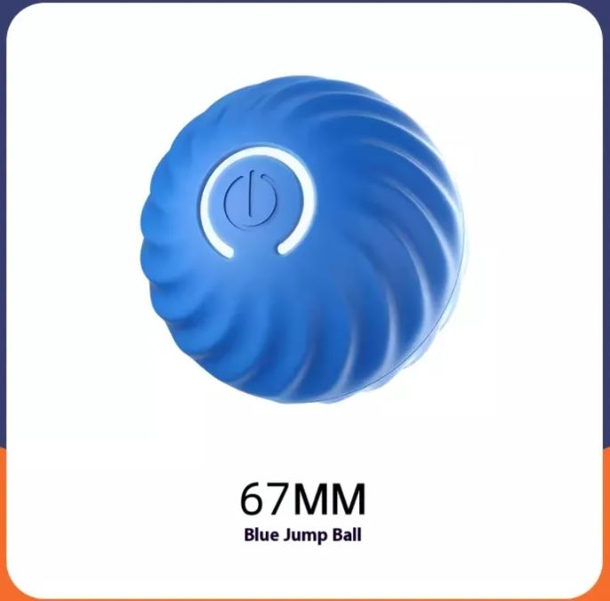 Smart Self-Rolling Dog Ball Toy – Interactive USB Rechargeable Pet Toy