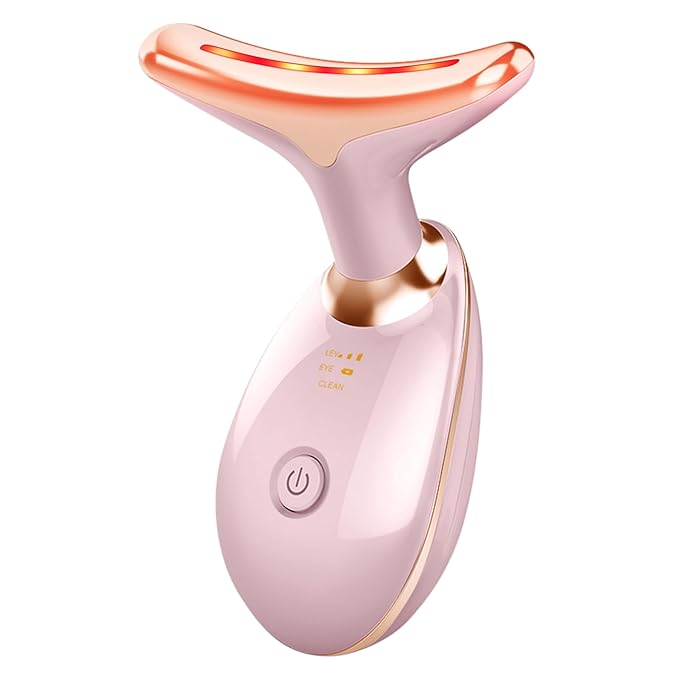 7-Color Microcurrent Facial Massager – LED Skin Firming & Lifting Device