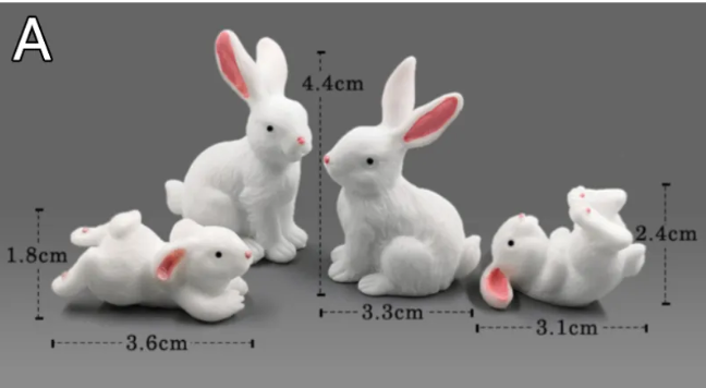 Mini Resin Animal Figurines | DIY Micro-Landscape Decor