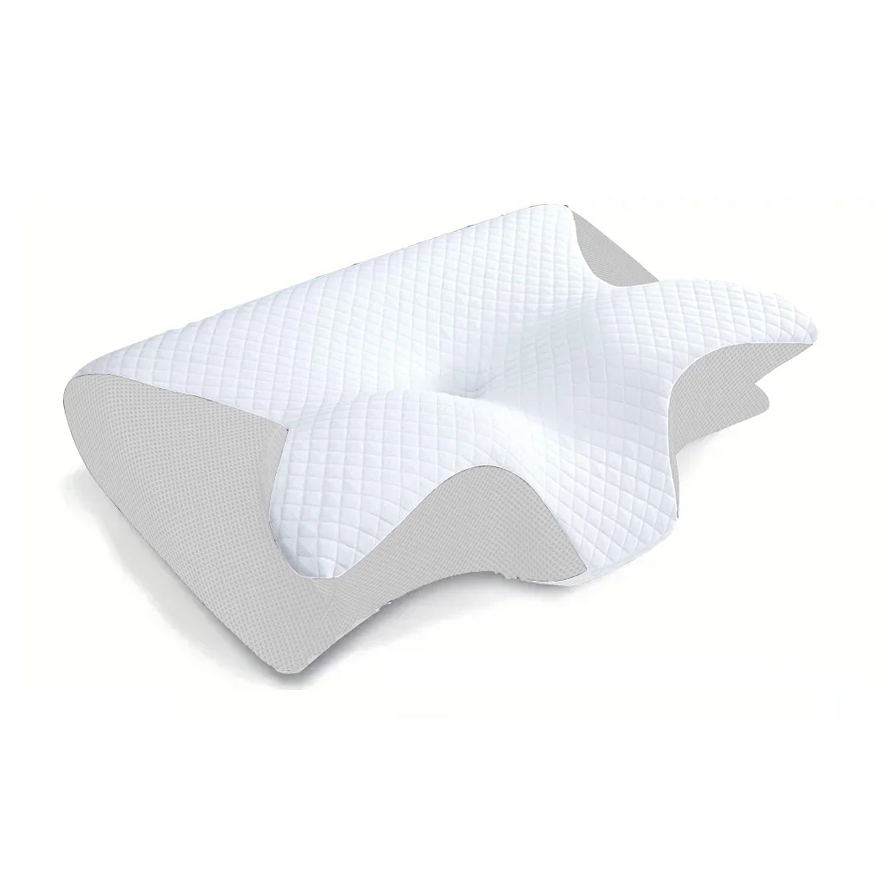 Memory Foam Cervical Neck Pillow – Ergonomic Orthopedic Sleep Support