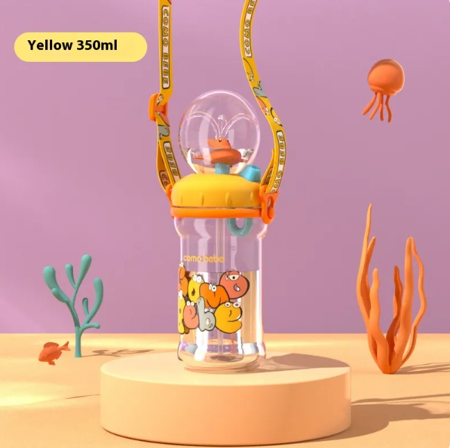 Children's Whale Cartoon Water Bottle