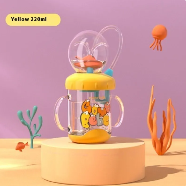Children's Whale Cartoon Water Bottle