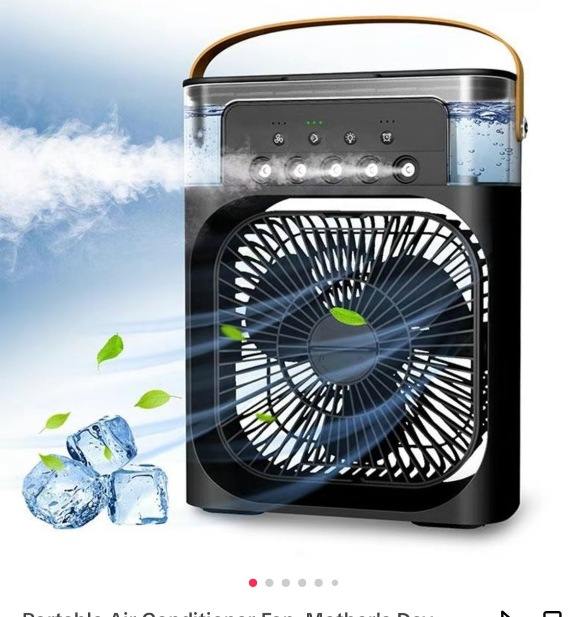 Portable 3-in-1 Air Cooler Fan – Mini AC for Room, Office & Car
