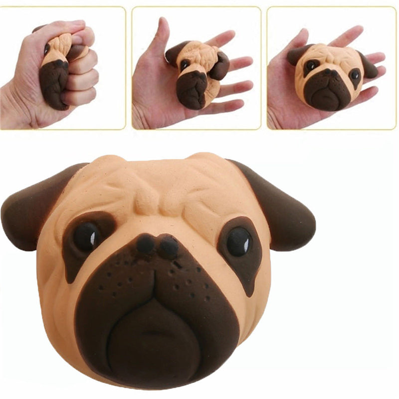 Soft Touch PU Dog Head Squishy