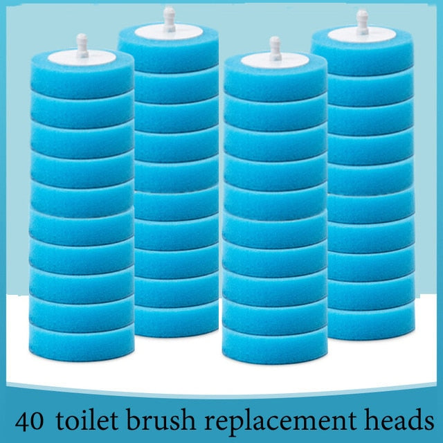 Disposable Toilet Brush Set | No-Touch Replacement Heads