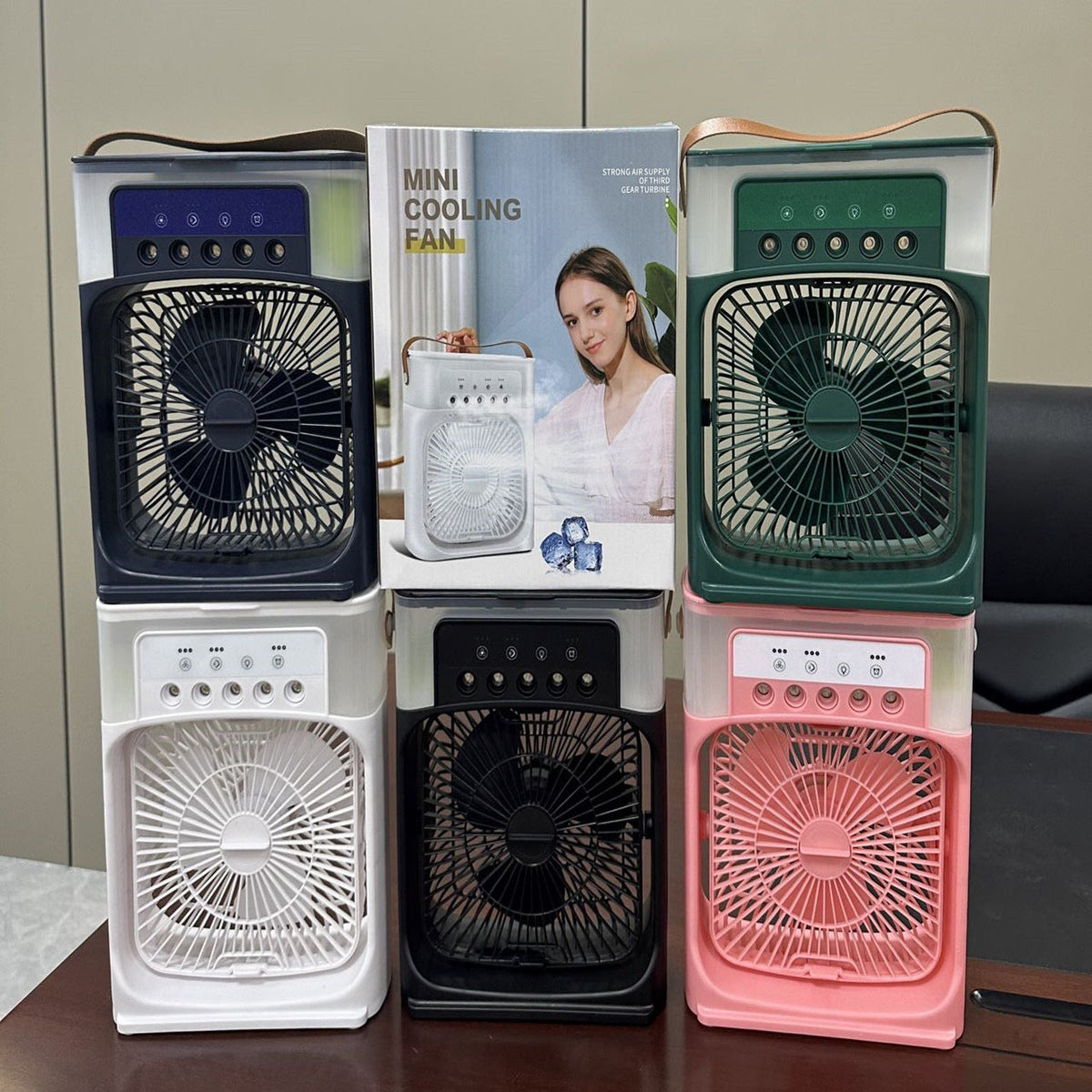 Portable 3-in-1 Air Cooler Fan – Mini AC for Room, Office & Car