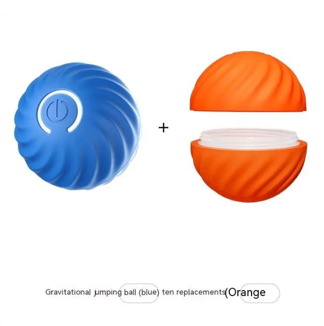 Smart Self-Rolling Dog Ball Toy – Interactive USB Rechargeable Pet Toy