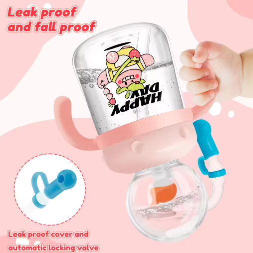 Children's Whale Cartoon Water Bottle