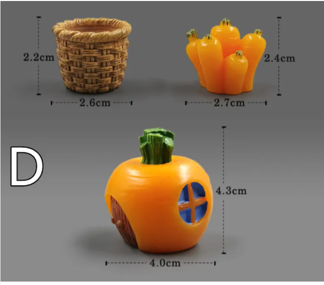 Mini Resin Animal Figurines | DIY Micro-Landscape Decor