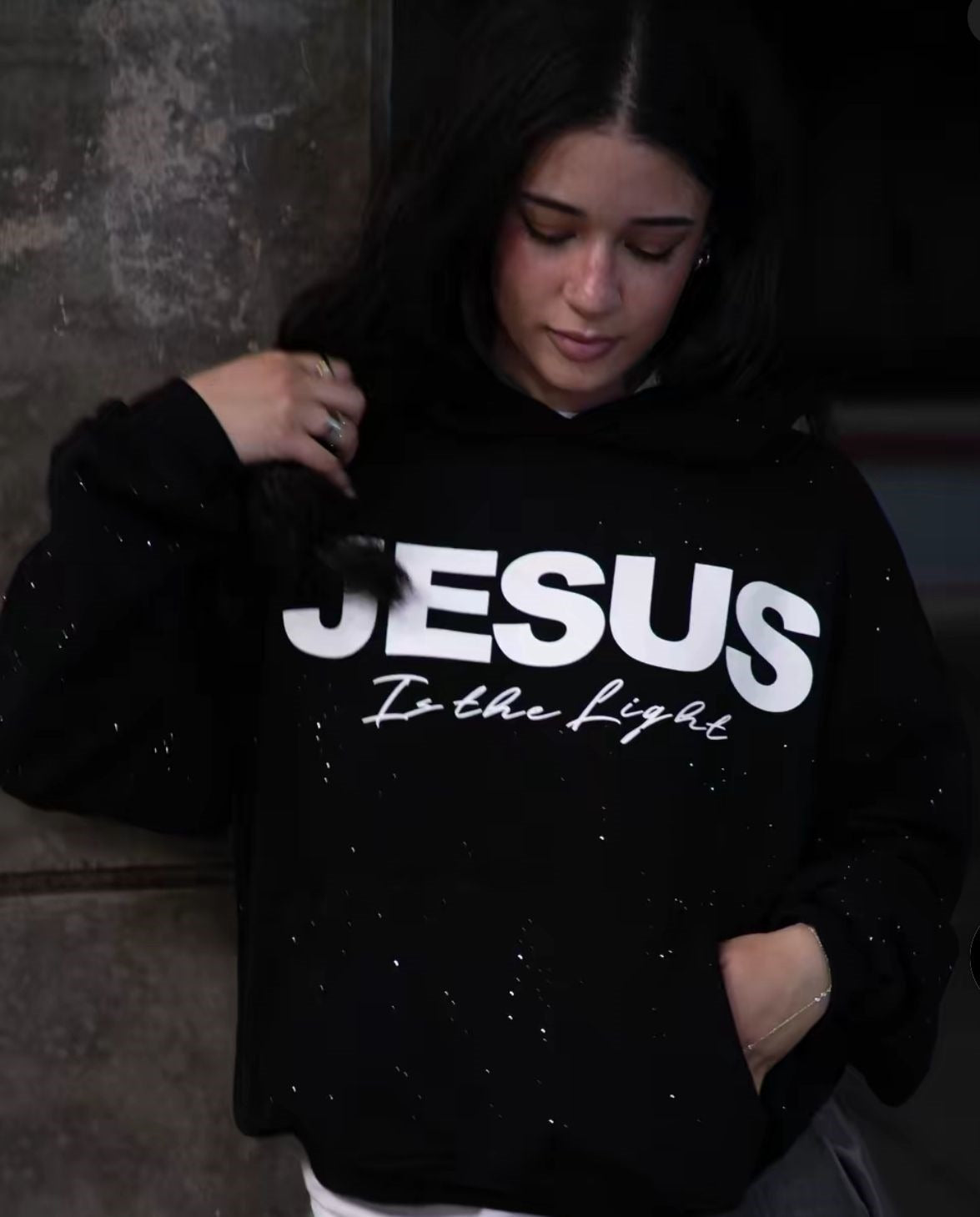 3D Print Pullover Hoodie – Oversized Round Neck Sweatshirt