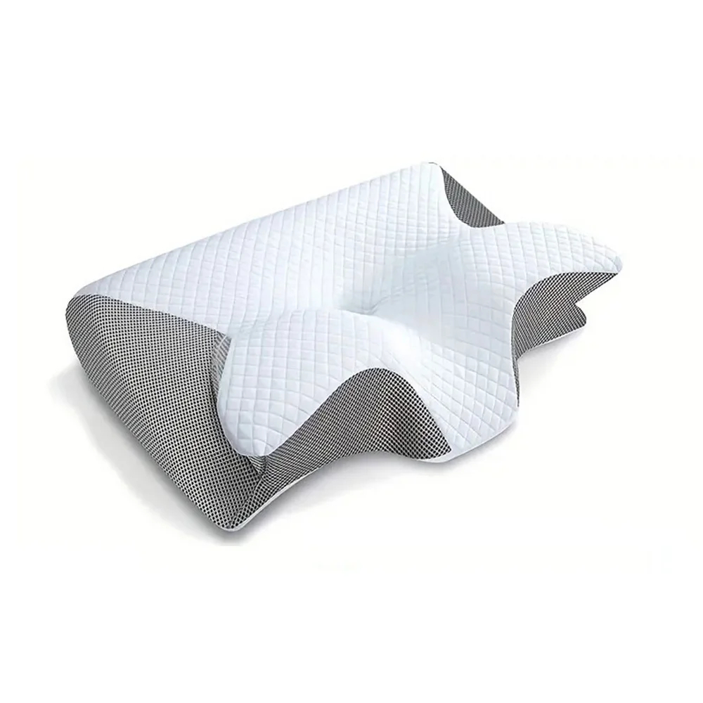 Memory Foam Cervical Neck Pillow – Ergonomic Orthopedic Sleep Support