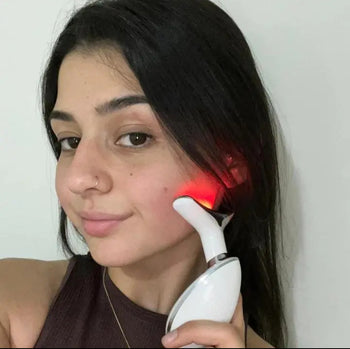 7-Color Microcurrent Facial Massager – LED Skin Firming & Lifting Device