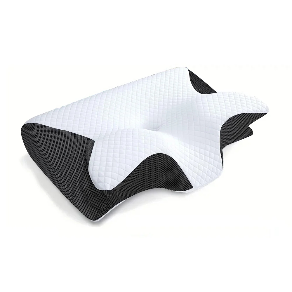 Memory Foam Cervical Neck Pillow – Ergonomic Orthopedic Sleep Support
