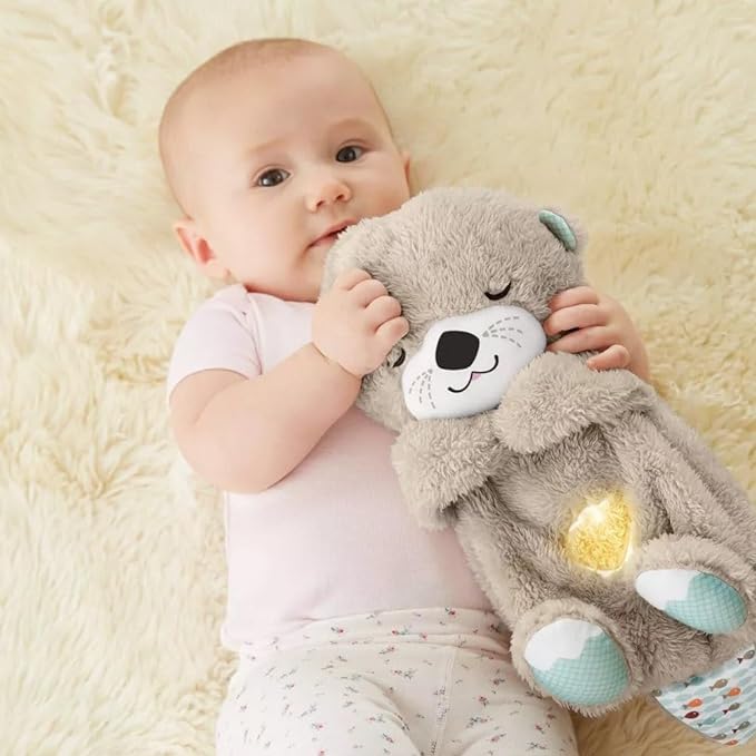 Soothe 'n Snuggle Otter | Plush Baby Sound Machine with Lights & Breathing Motion