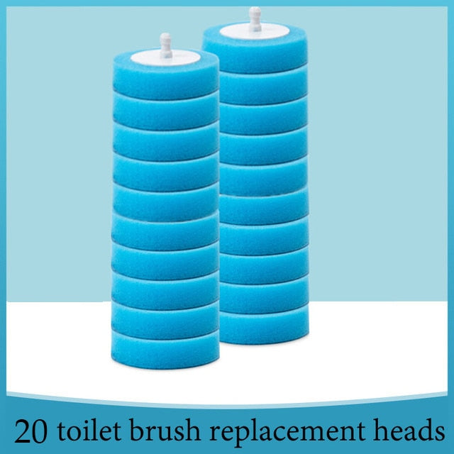 Disposable Toilet Brush Set | No-Touch Replacement Heads