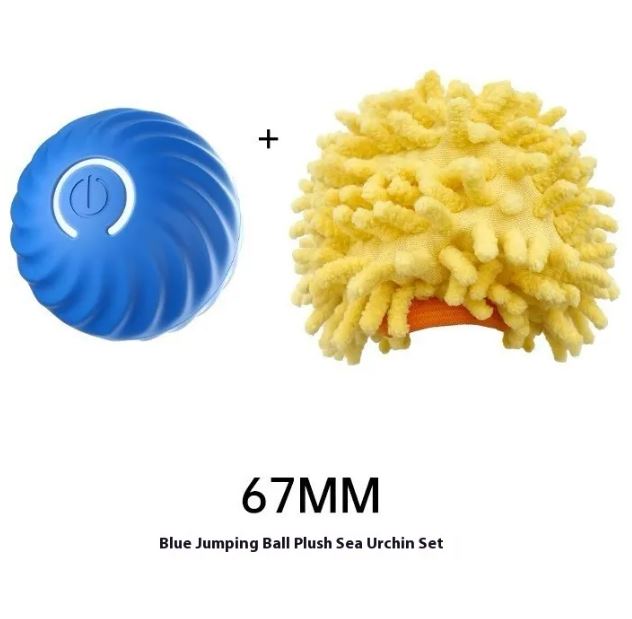 Smart Self-Rolling Dog Ball Toy – Interactive USB Rechargeable Pet Toy